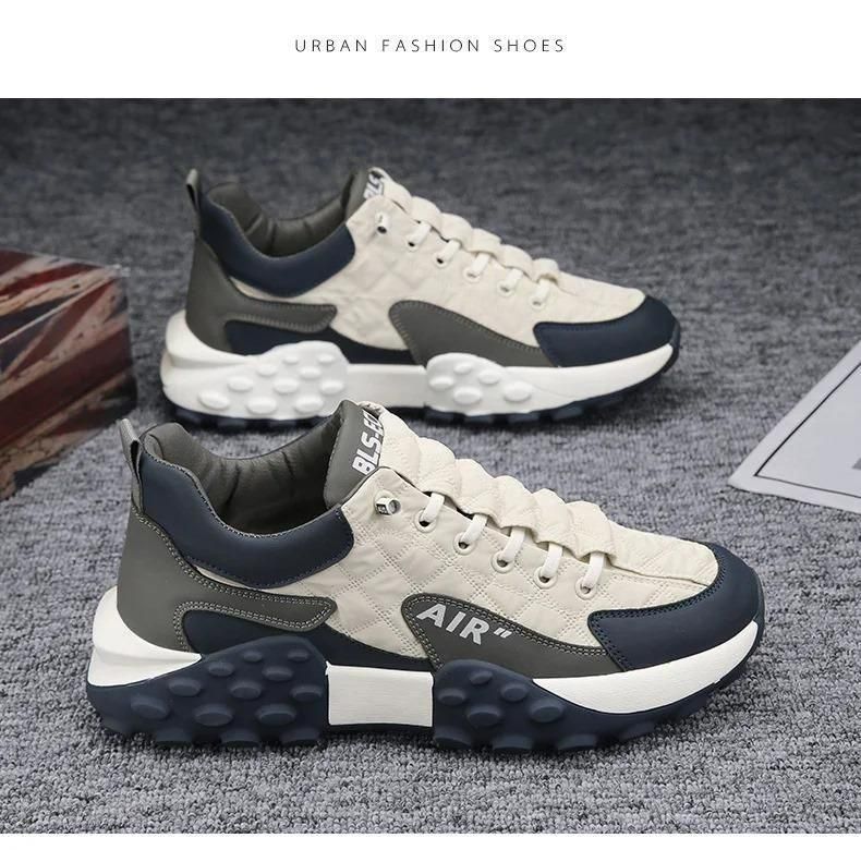 Step Ahead: Unisex Urban-Edge Thick-Base Sneakers 🚀
